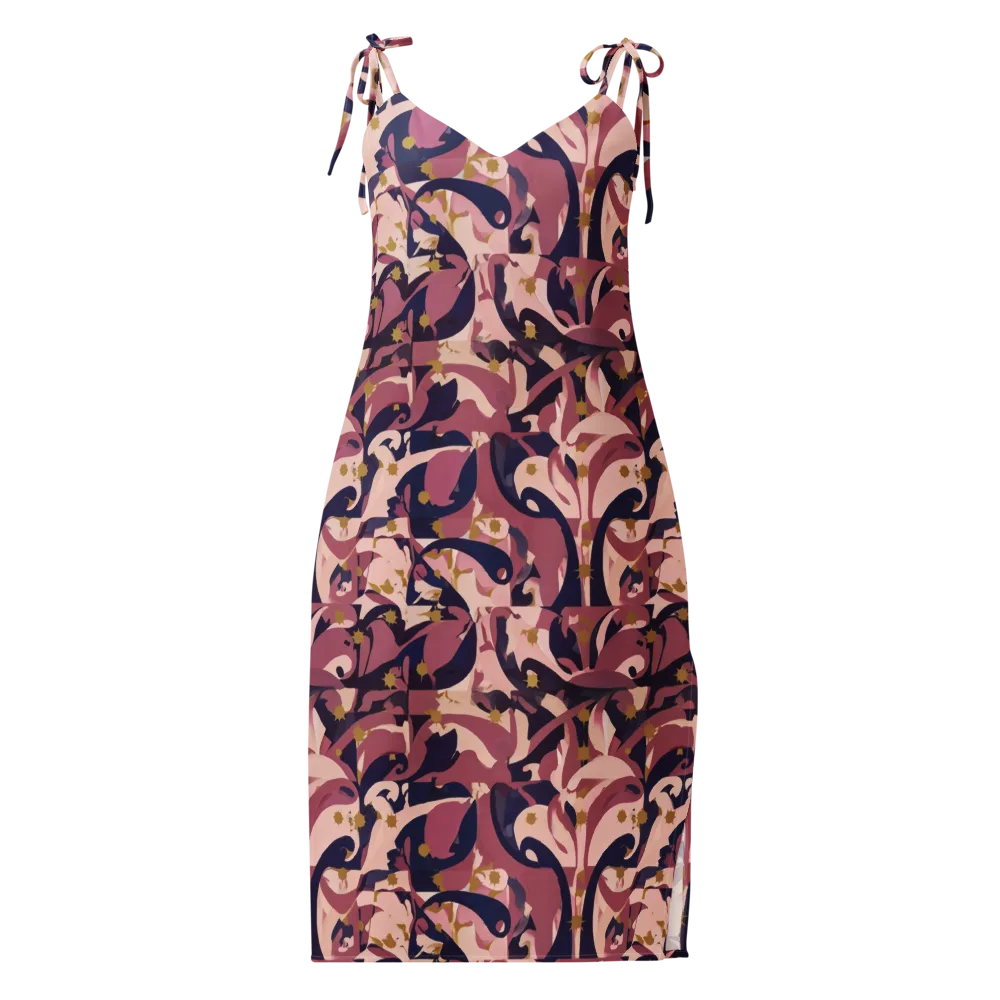 Plum Petal on Slip Dress — Front