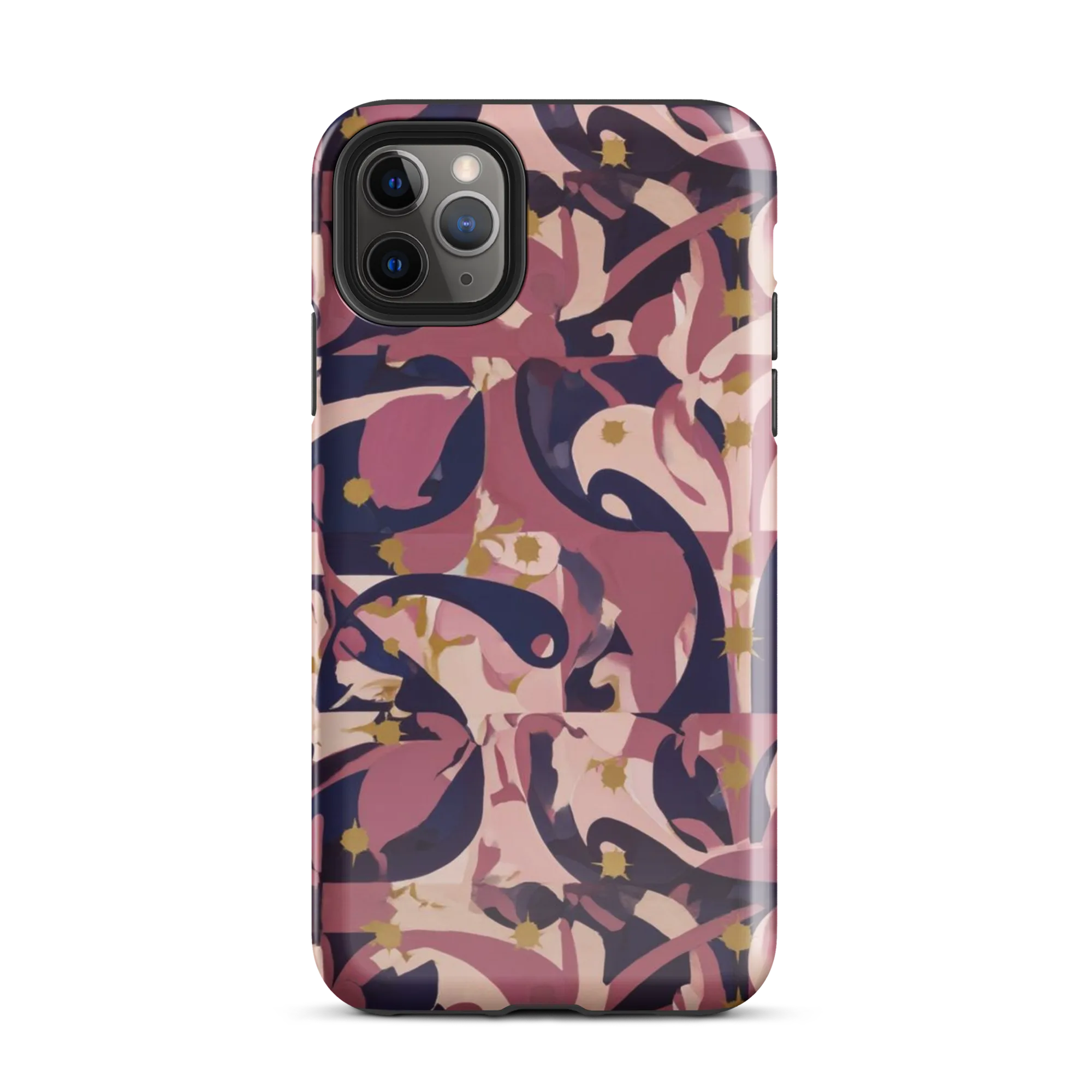Plum Petal on Tough Case for iPhone® — Front