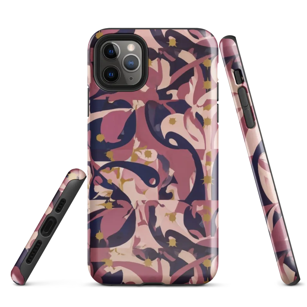 Plum Petal on Tough Case for iPhone® — Front