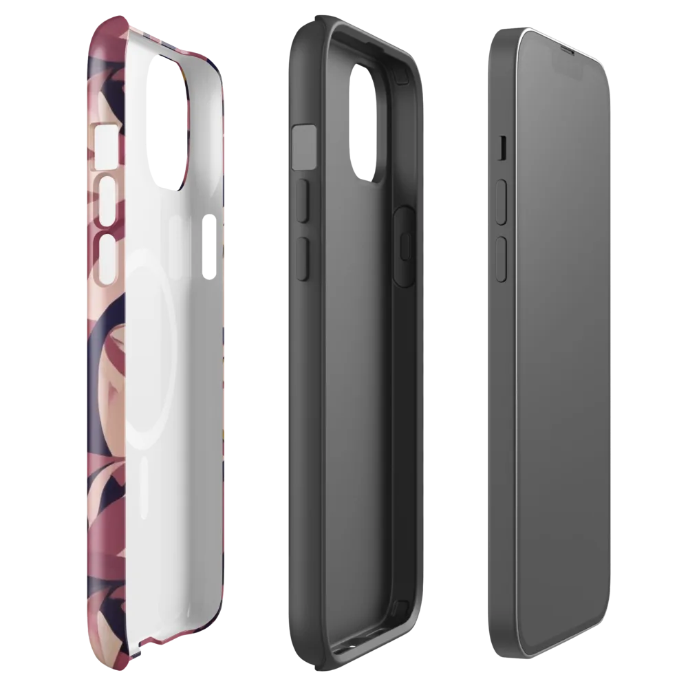 Plum Petal on MagSafe Tough Case for iPhone® — Front