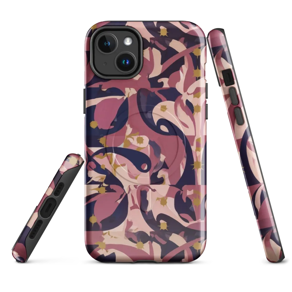 Plum Petal on MagSafe Tough Case for iPhone® — Front