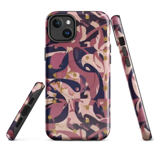 Plum Petal on a MagSafe Tough Case for iPhone®