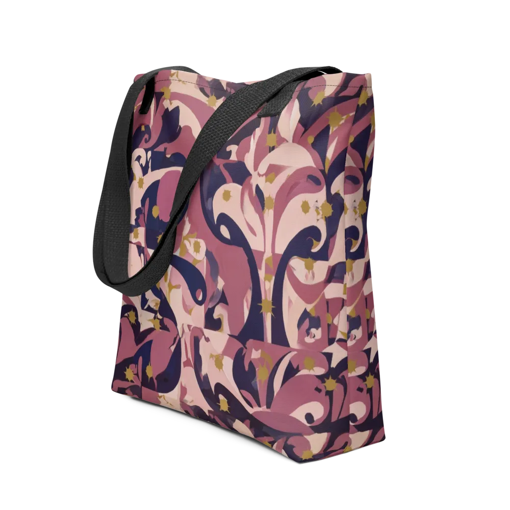 Plum Petal on Tote Bag — Front