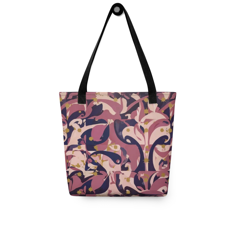 Plum Petal on Tote Bag — Front