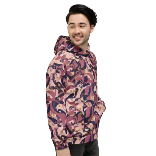 Plum Petal on a Hoodie