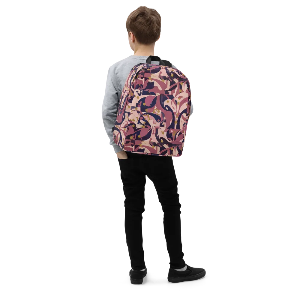 Plum Petal on Minimalist Backpack — Right Front
