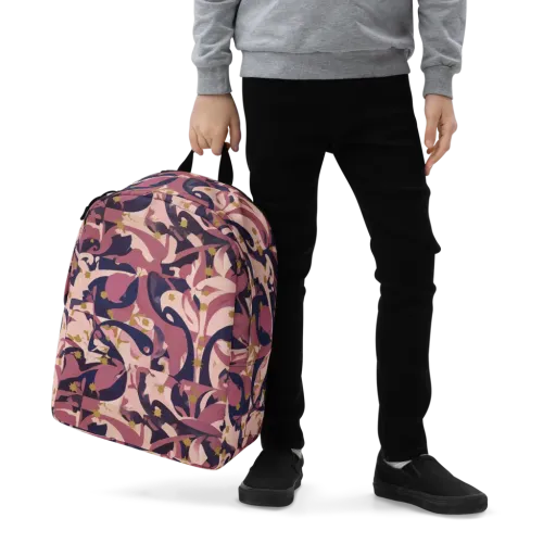 Plum Petal on a Minimalist Backpack
