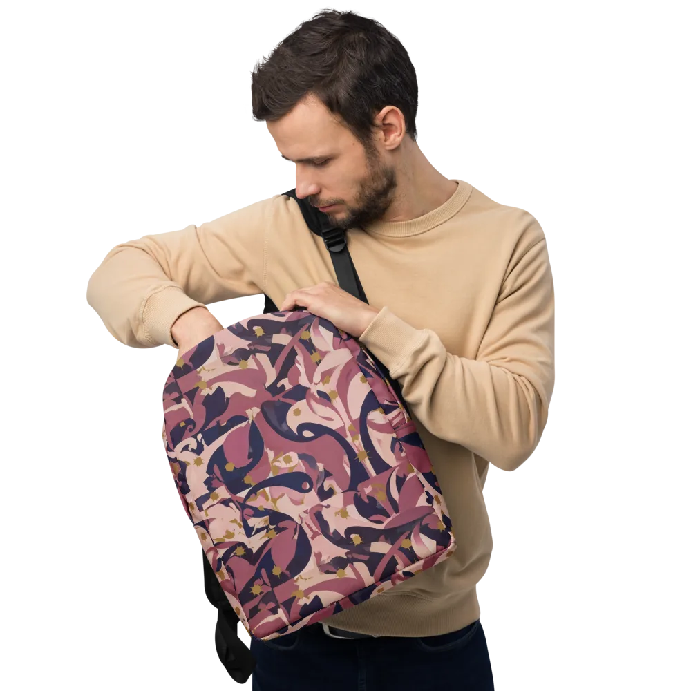 Plum Petal on Minimalist Backpack — Front