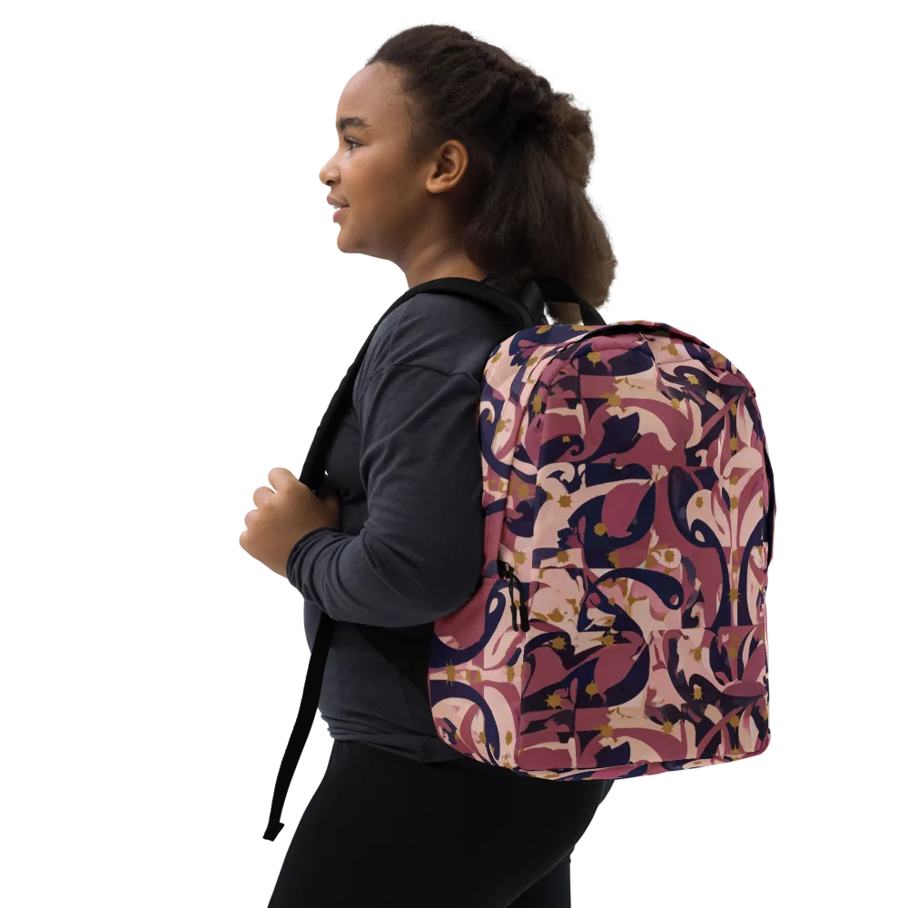 Plum Petal on Minimalist Backpack — Right Front