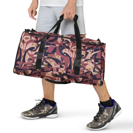 Plum Petal on a Duffle Bag