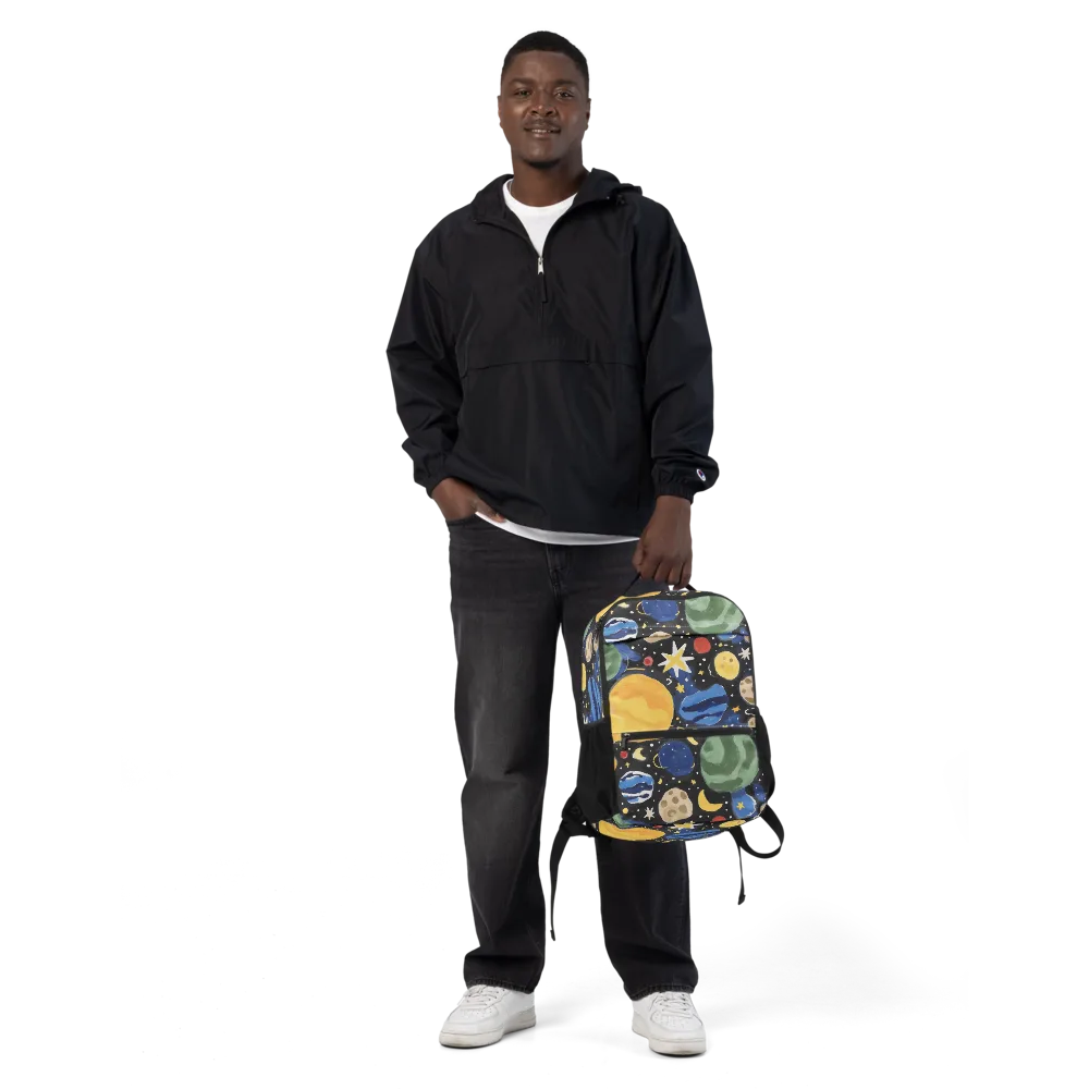 Starfield Picnic on Utility Backpack — Front