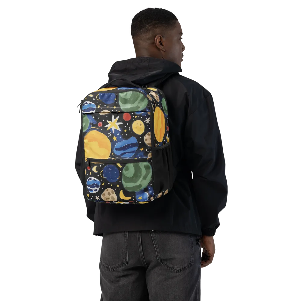 Starfield Picnic on Utility Backpack — Back
