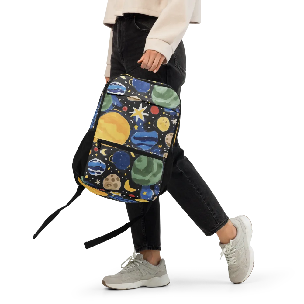 Starfield Picnic on Utility Backpack — Front