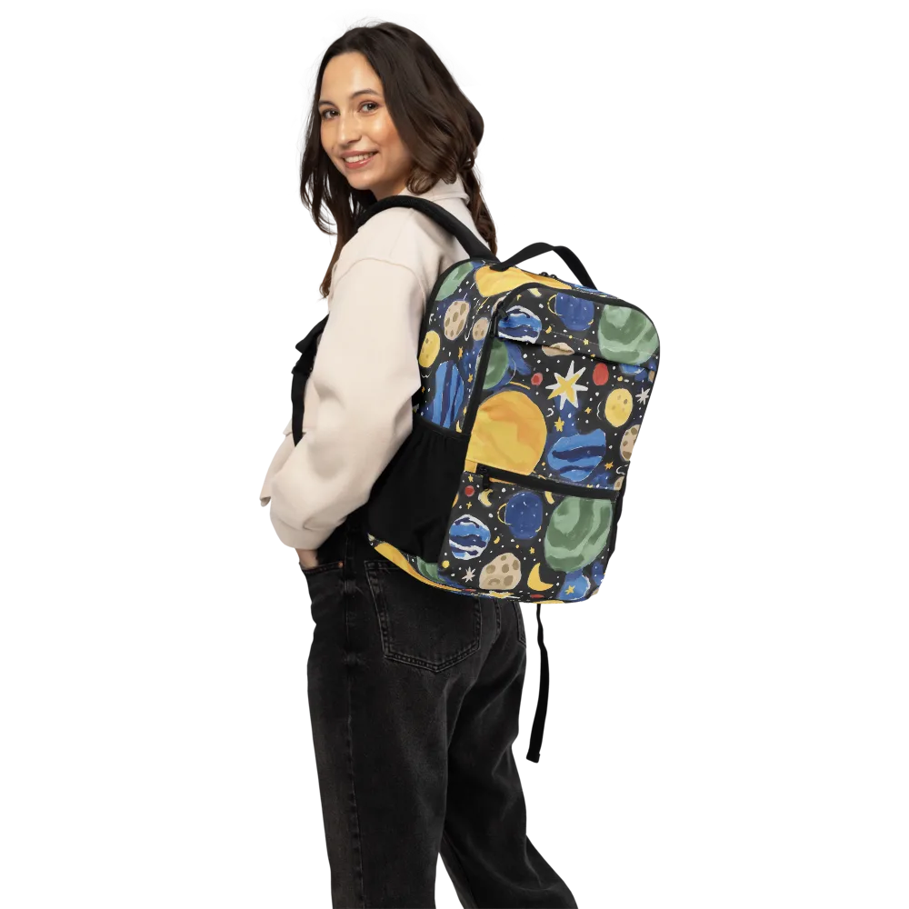 Starfield Picnic on Utility Backpack — Back