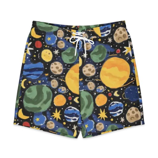 Starfield Picnic on a Men's Board Shorts