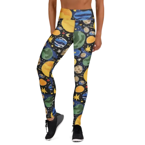 Starfield Picnic on a Yoga Leggings