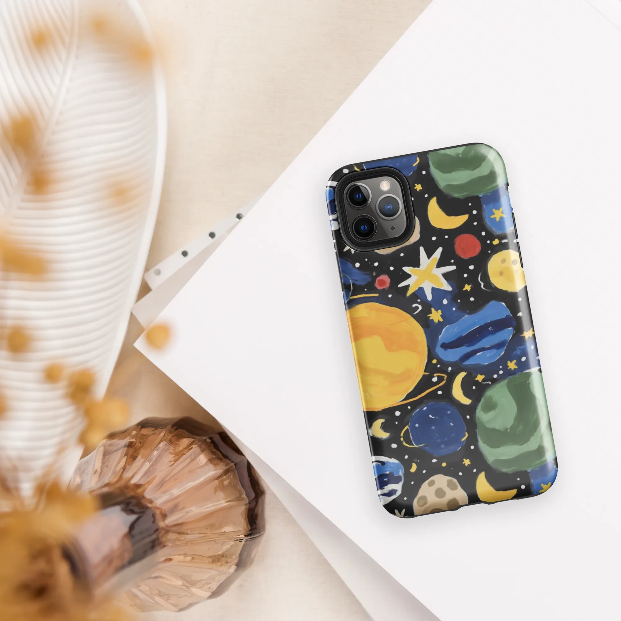 Starfield Picnic on Tough Case for iPhone® — Front