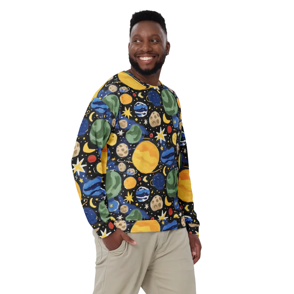 Starfield Picnic on Sweatshirt — Front