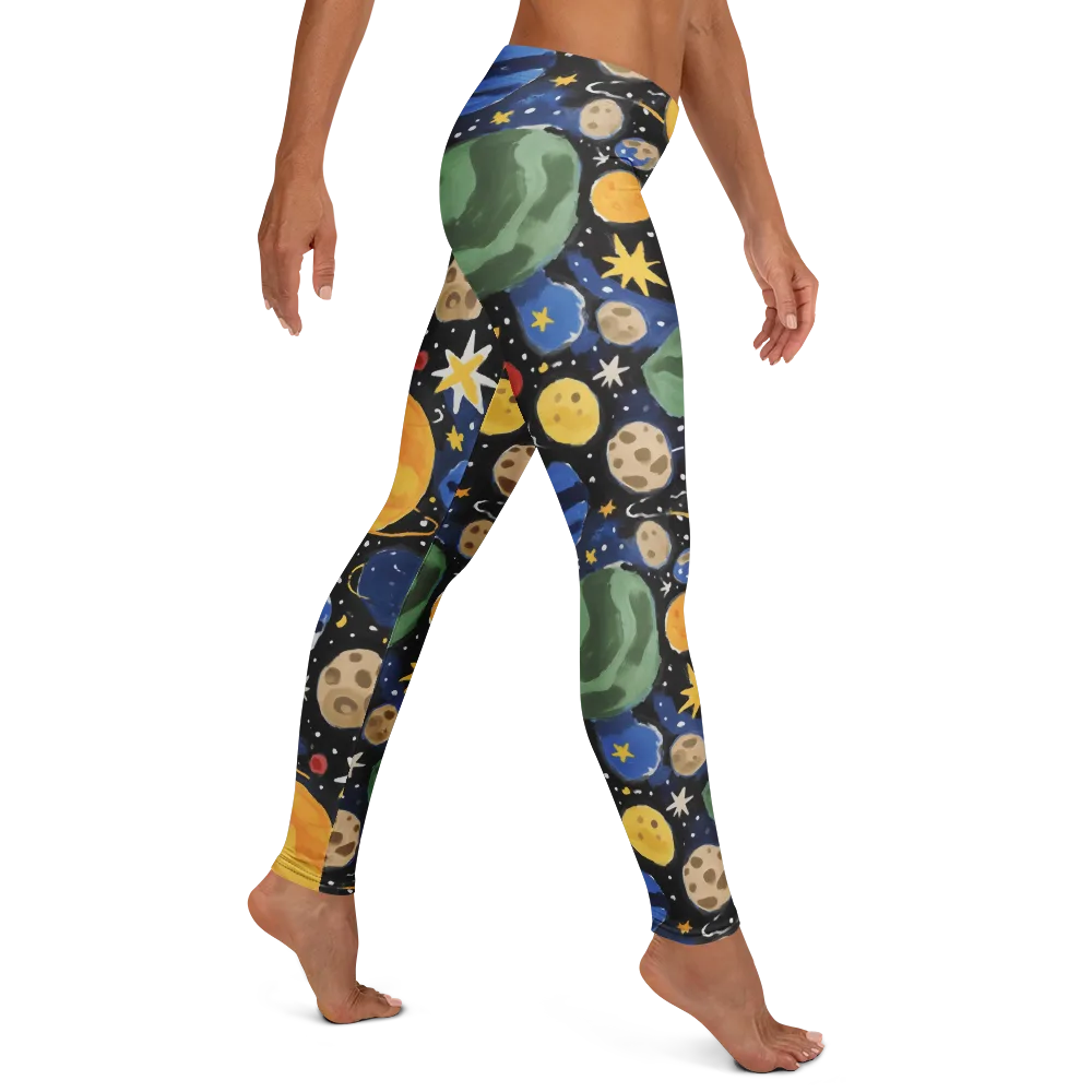 Starfield Picnic on Leggings — Right