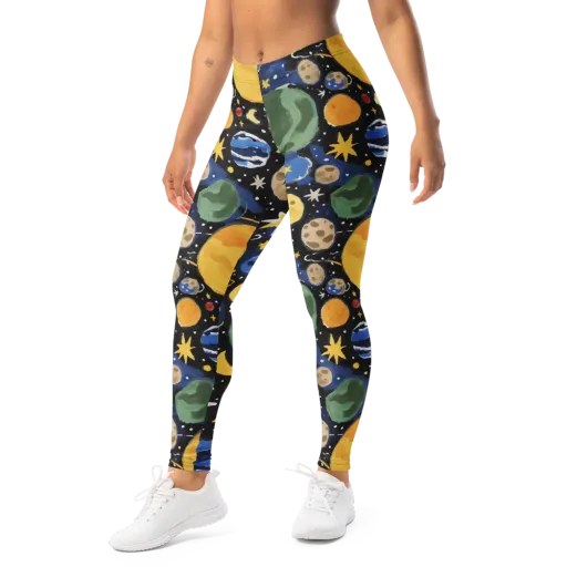 Starfield Picnic on a Leggings