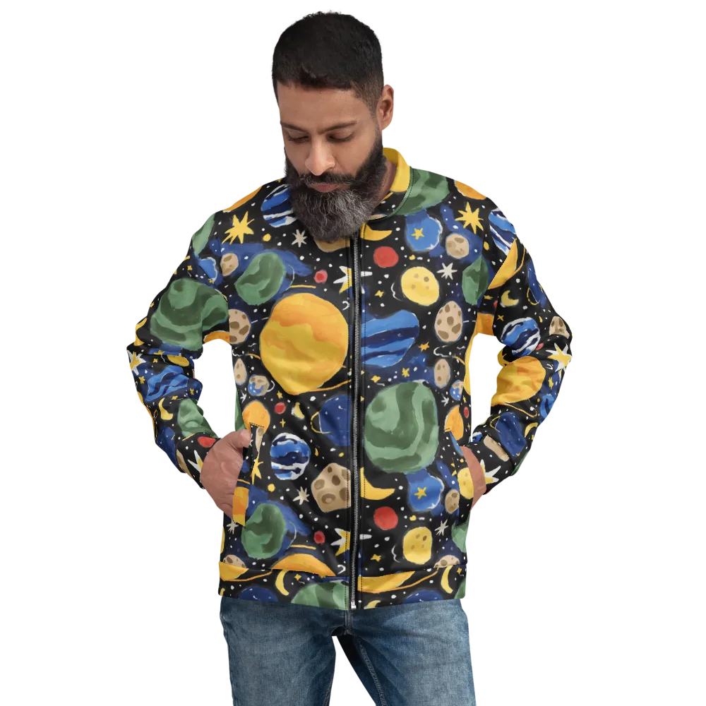 Starfield Picnic on Bomber Jacket — Front