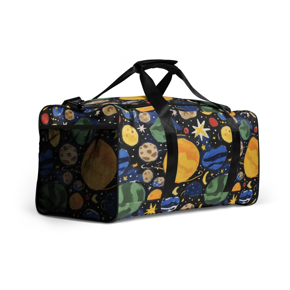 Starfield Picnic on Duffle Bag — Right Front