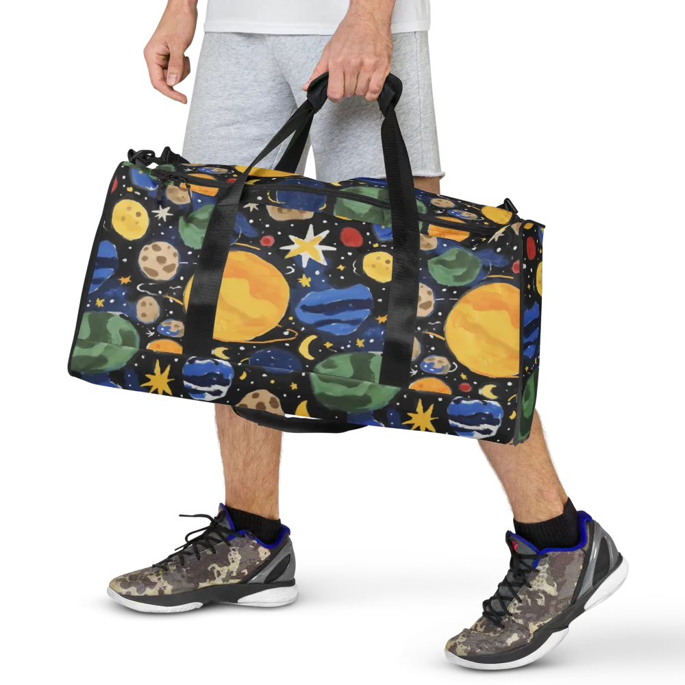 Starfield Picnic on Duffle Bag — Front