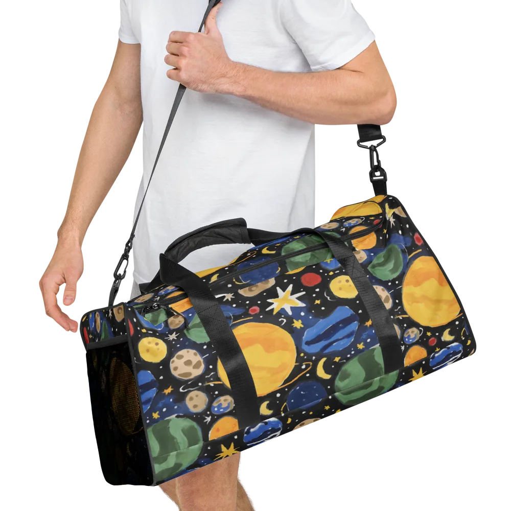 Starfield Picnic on Duffle Bag — Right Front