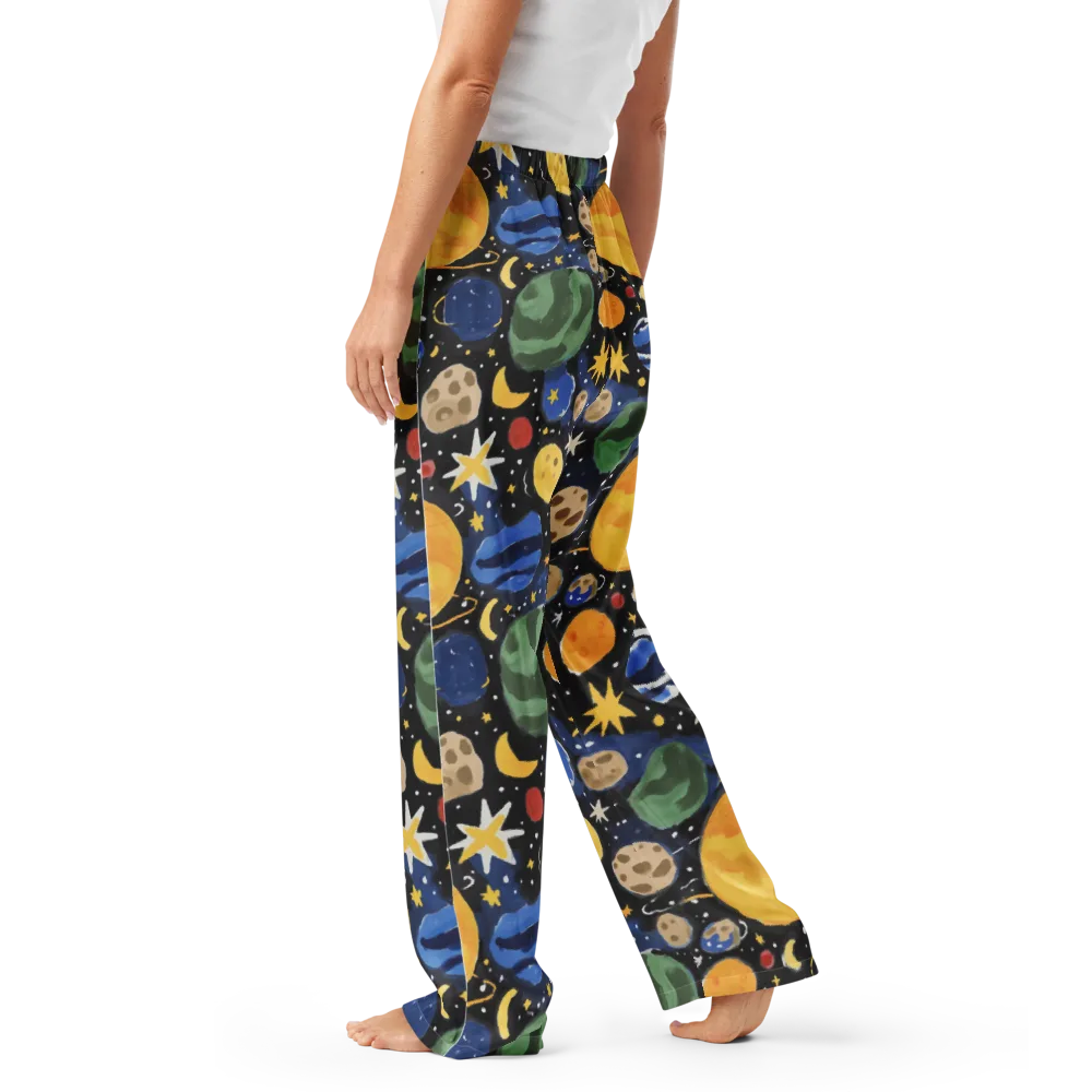 Starfield Picnic on Women's Pajama Pants — Left