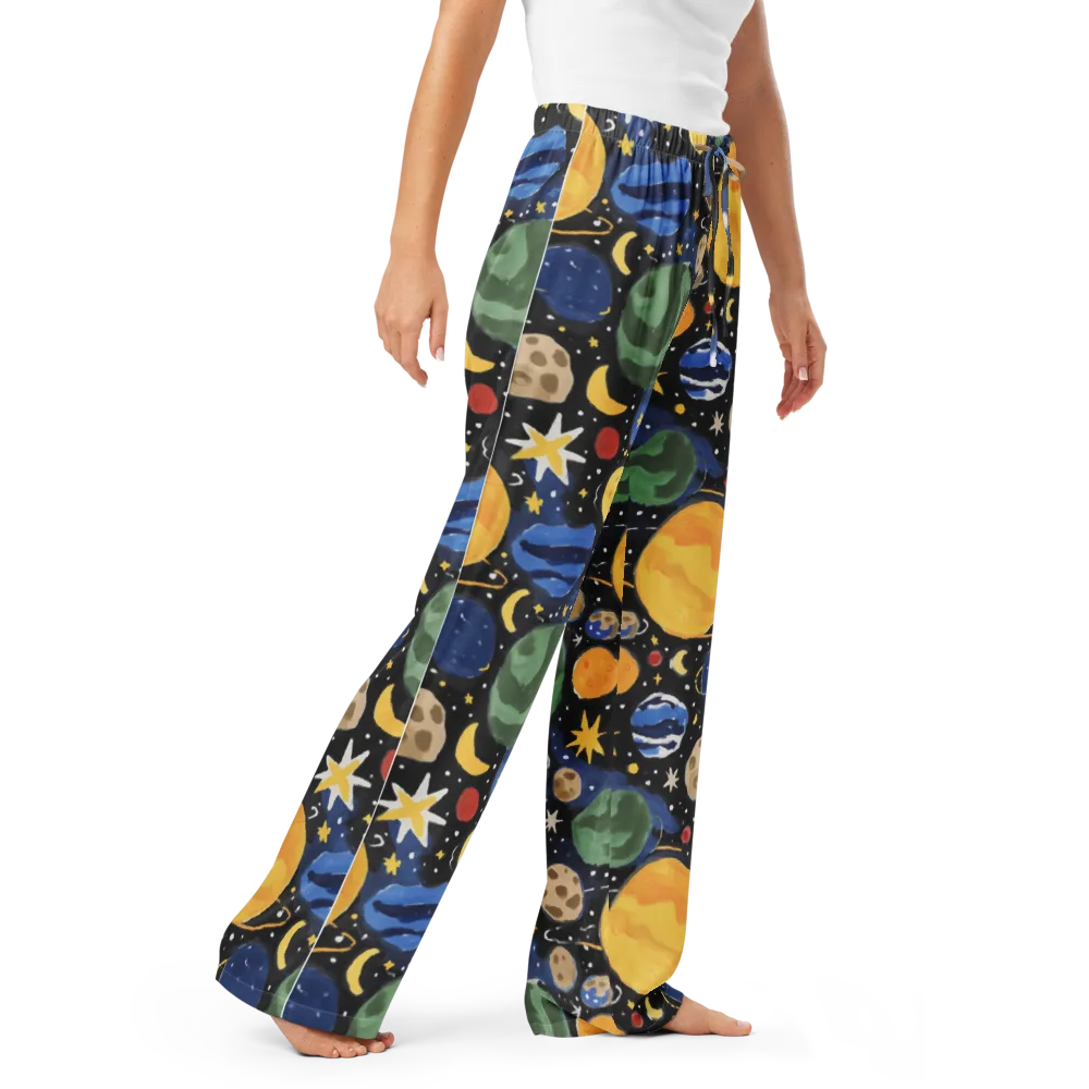 Starfield Picnic on Women's Pajama Pants — Right Front
