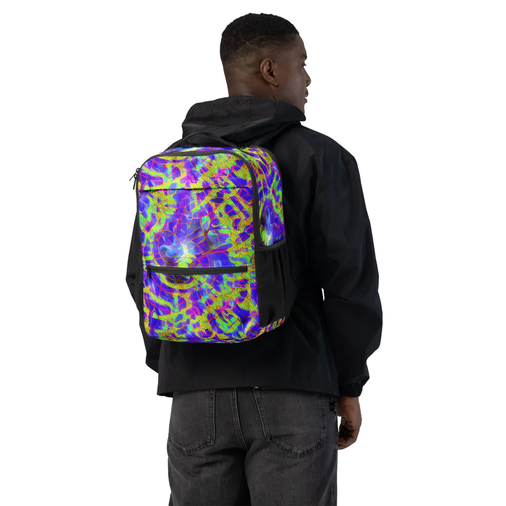 Victoire Vortex on Utility Backpack — Back