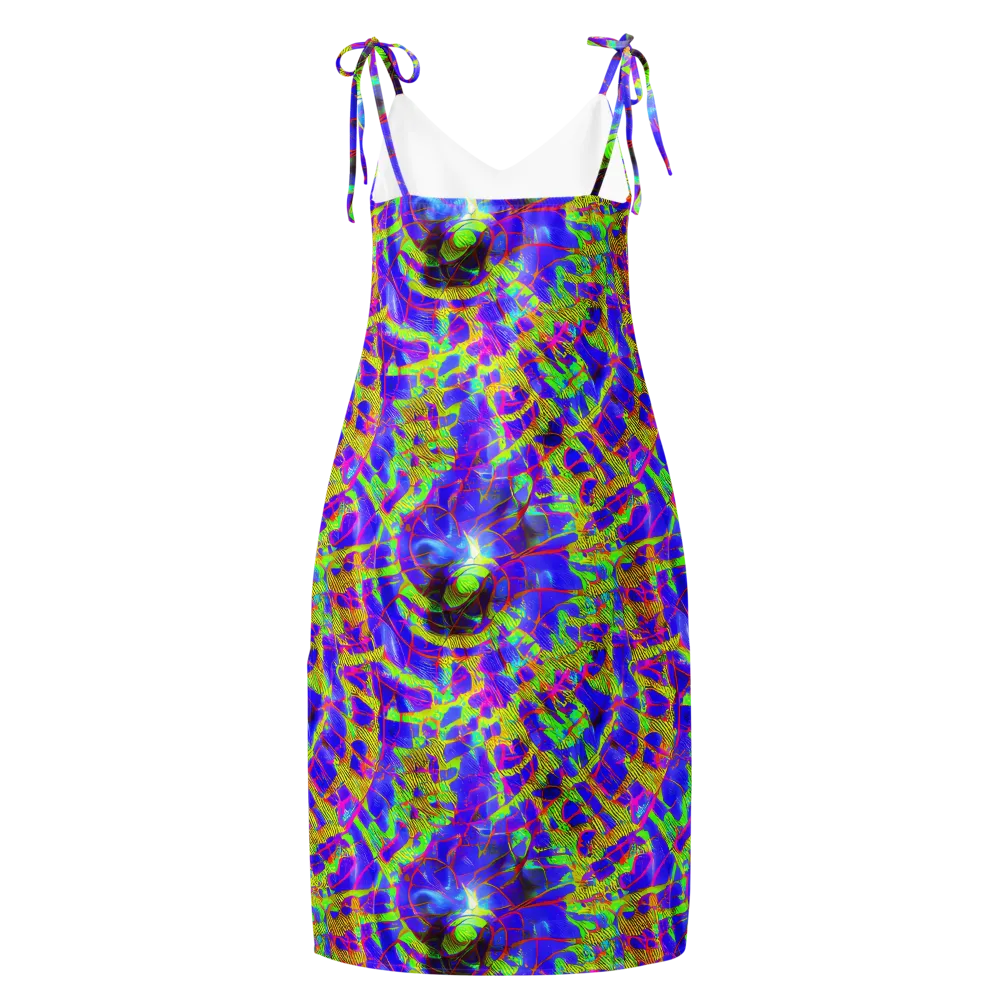 Victoire Vortex on Slip Dress — Back