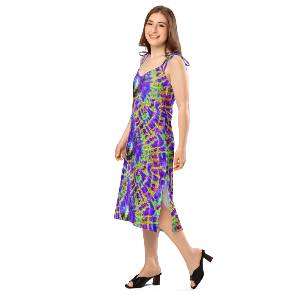 Victoire Vortex on Slip Dress — Left Front