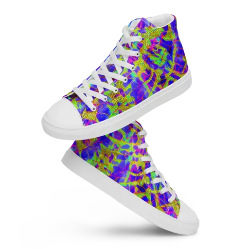 Victoire Vortex on a Men's High Top Canvas Shoes