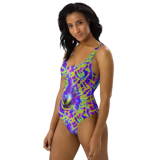 Victoire Vortex on a One-Piece Swimsuit