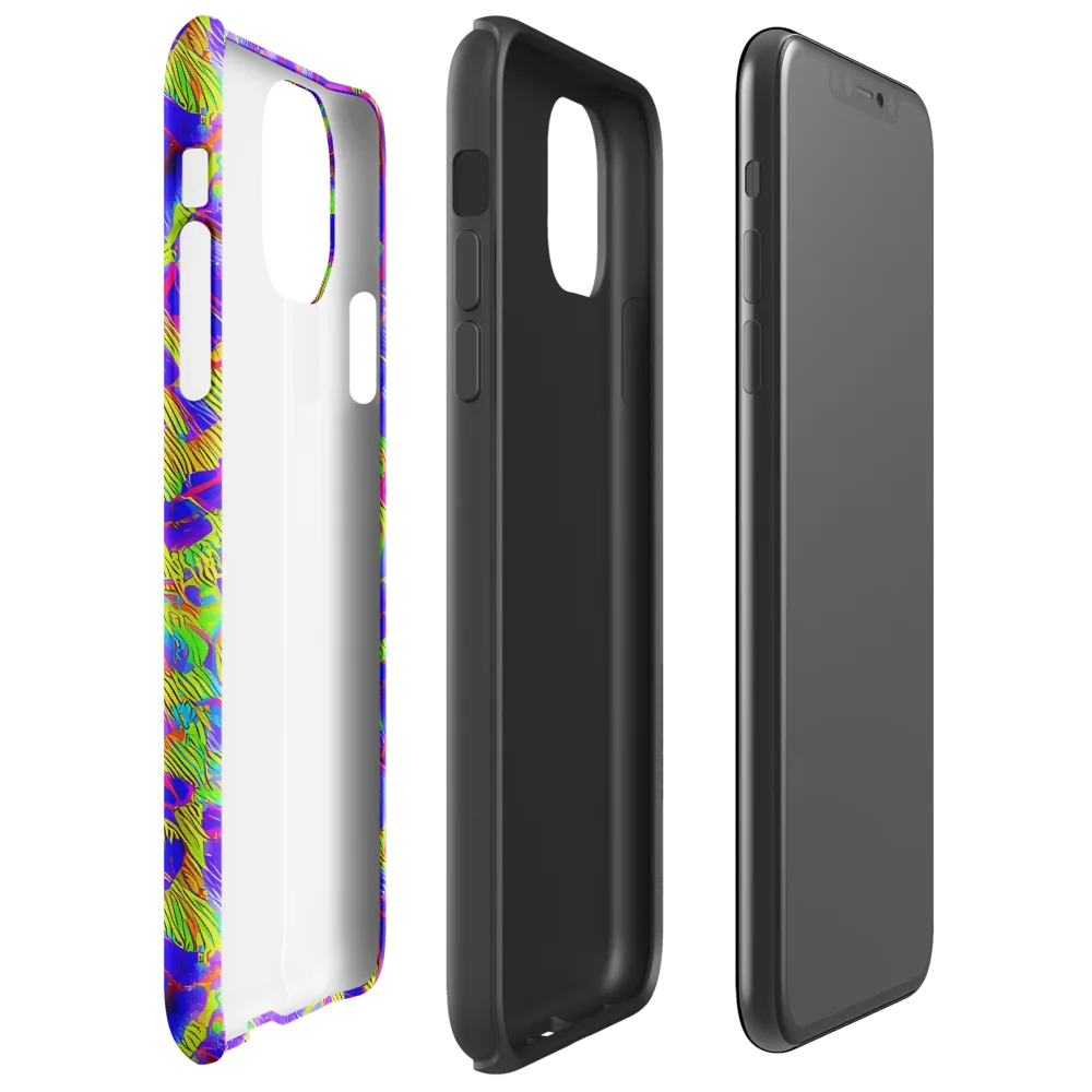 Victoire Vortex on Tough Case for iPhone® — Right