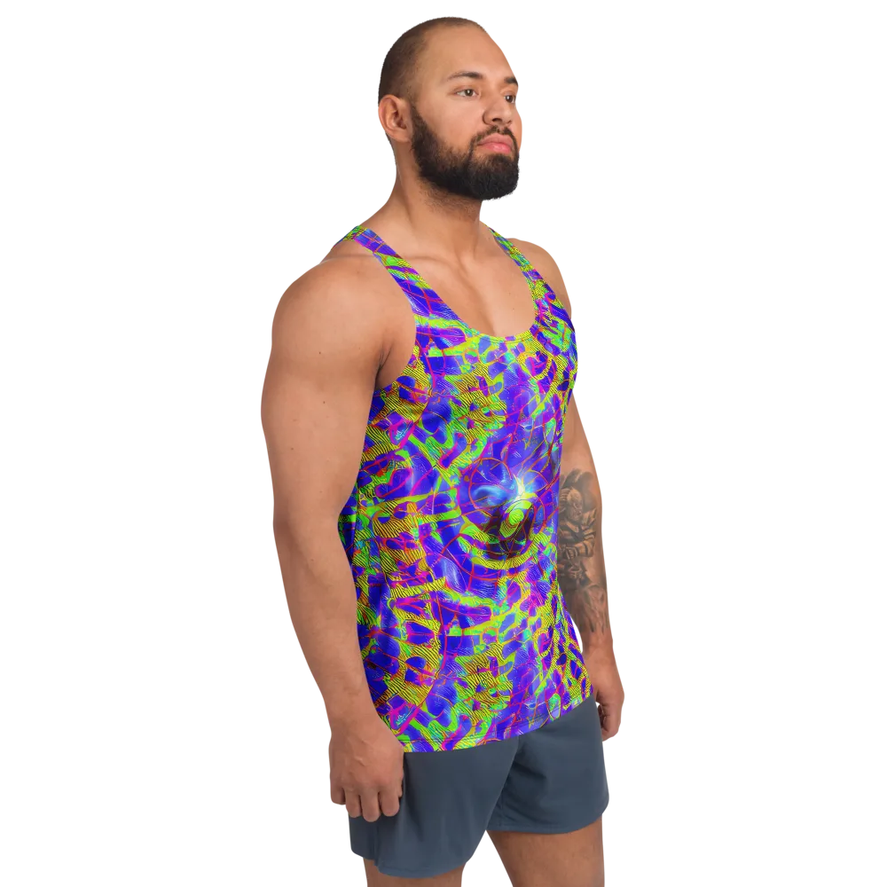 Victoire Vortex on Men's Tank Top — Right Front