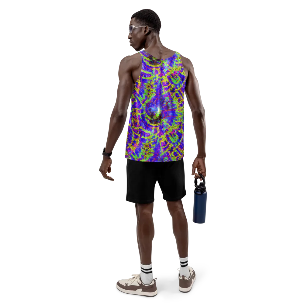 Victoire Vortex on Men's Tank Top — Back