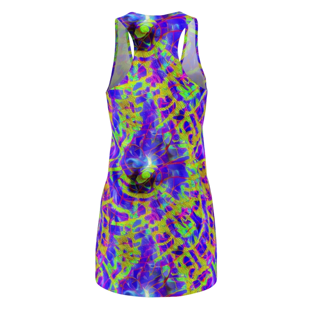Victoire Vortex on Racerback Dress — Back