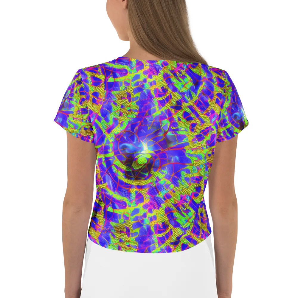 Victoire Vortex on Crop Tee — Back