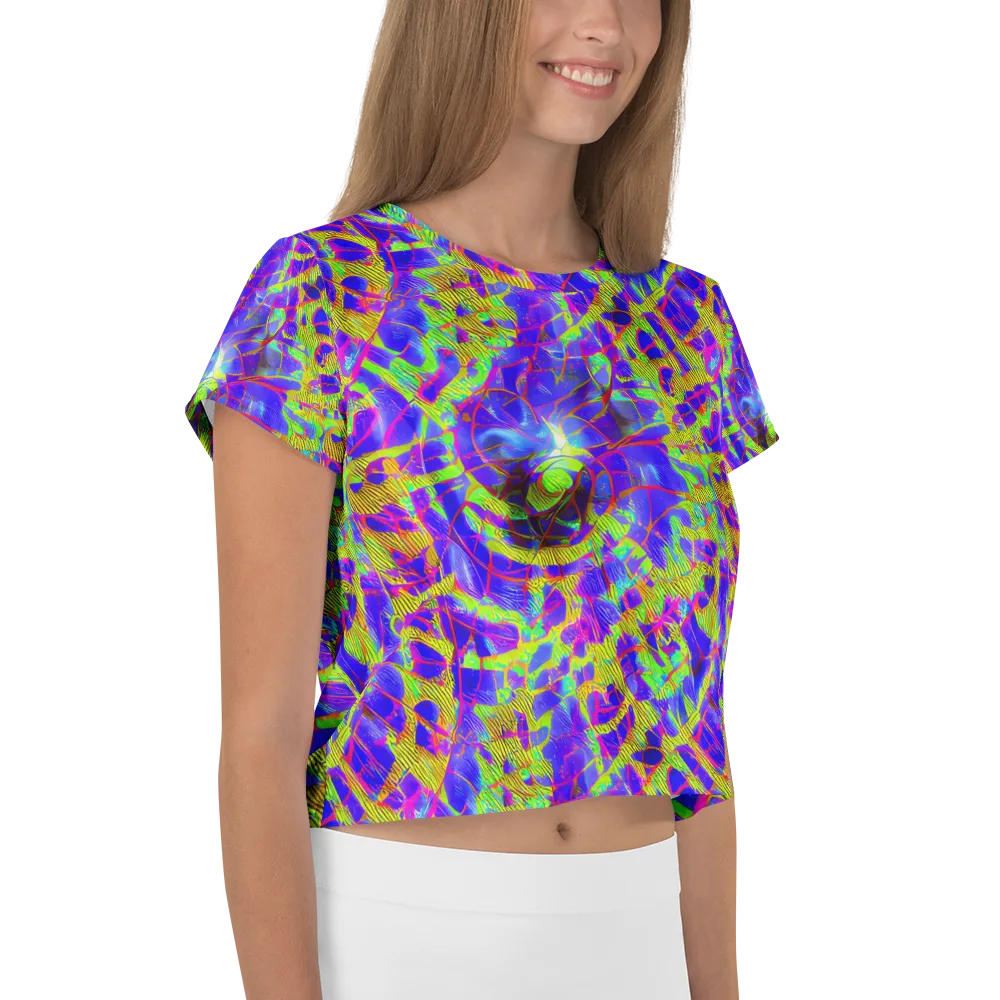 Victoire Vortex on Crop Tee — Right