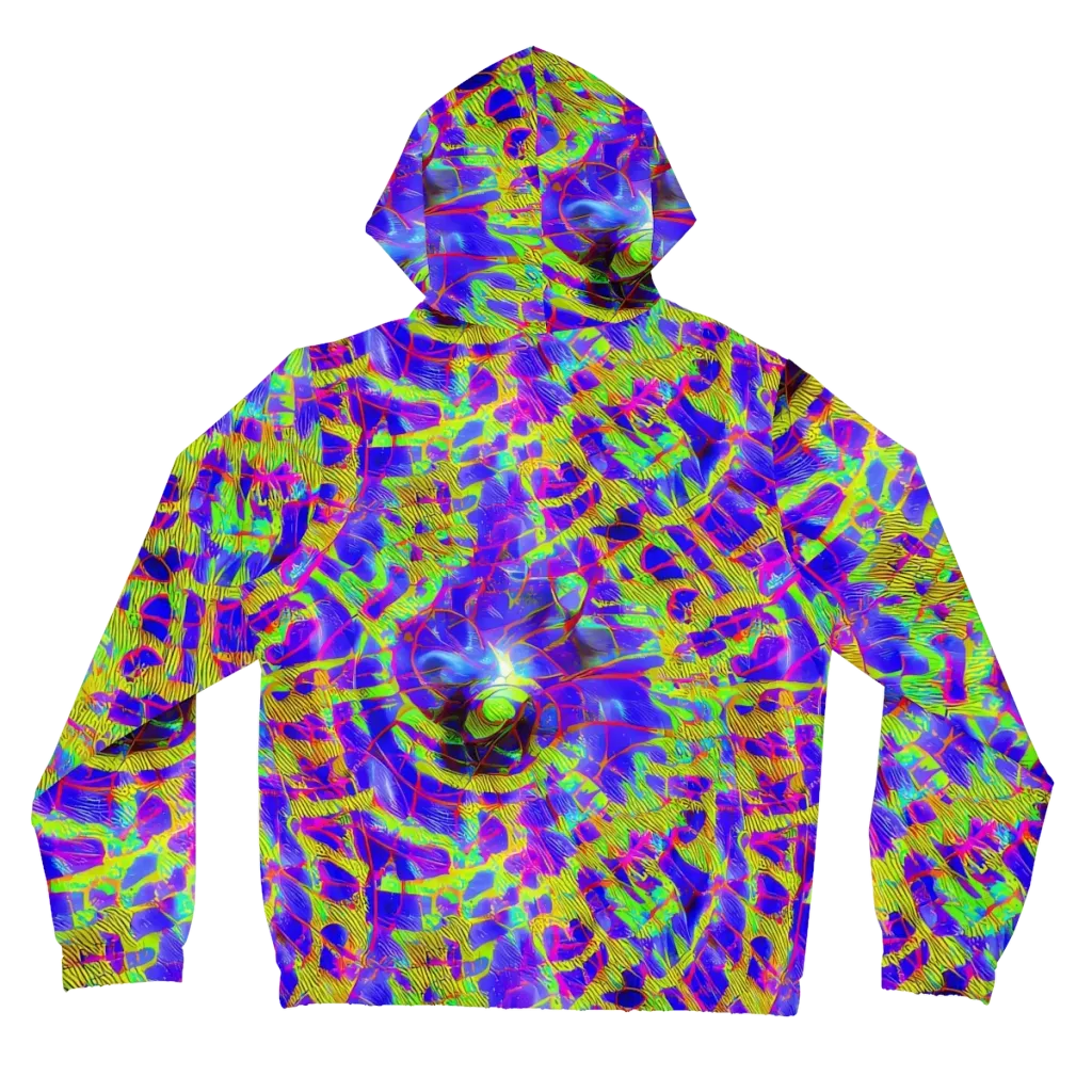 Victoire Vortex on Women's Full-Zip Hoodie — Back