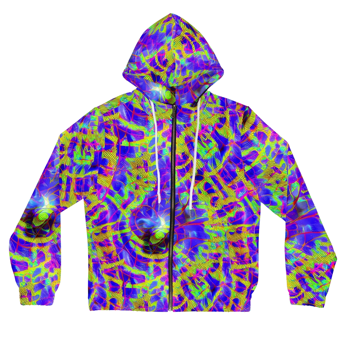 Victoire Vortex on Women's Full-Zip Hoodie — Front