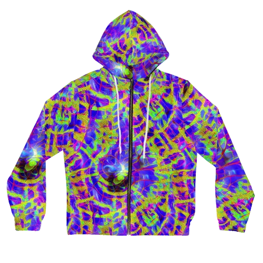 Victoire Vortex on a Women's Full-Zip Hoodie