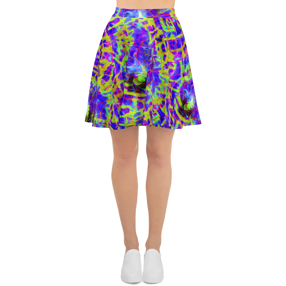 Victoire Vortex on Skater Skirt — Front