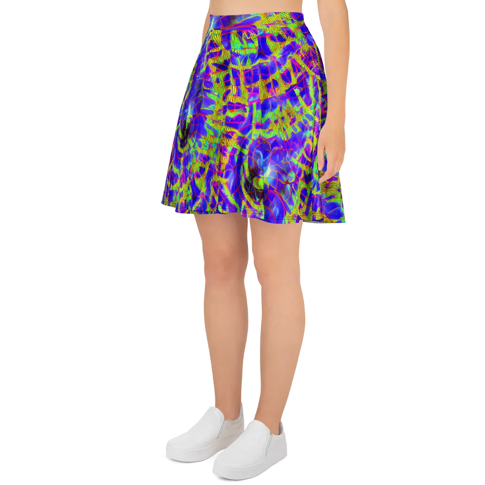 Victoire Vortex on Skater Skirt — Left