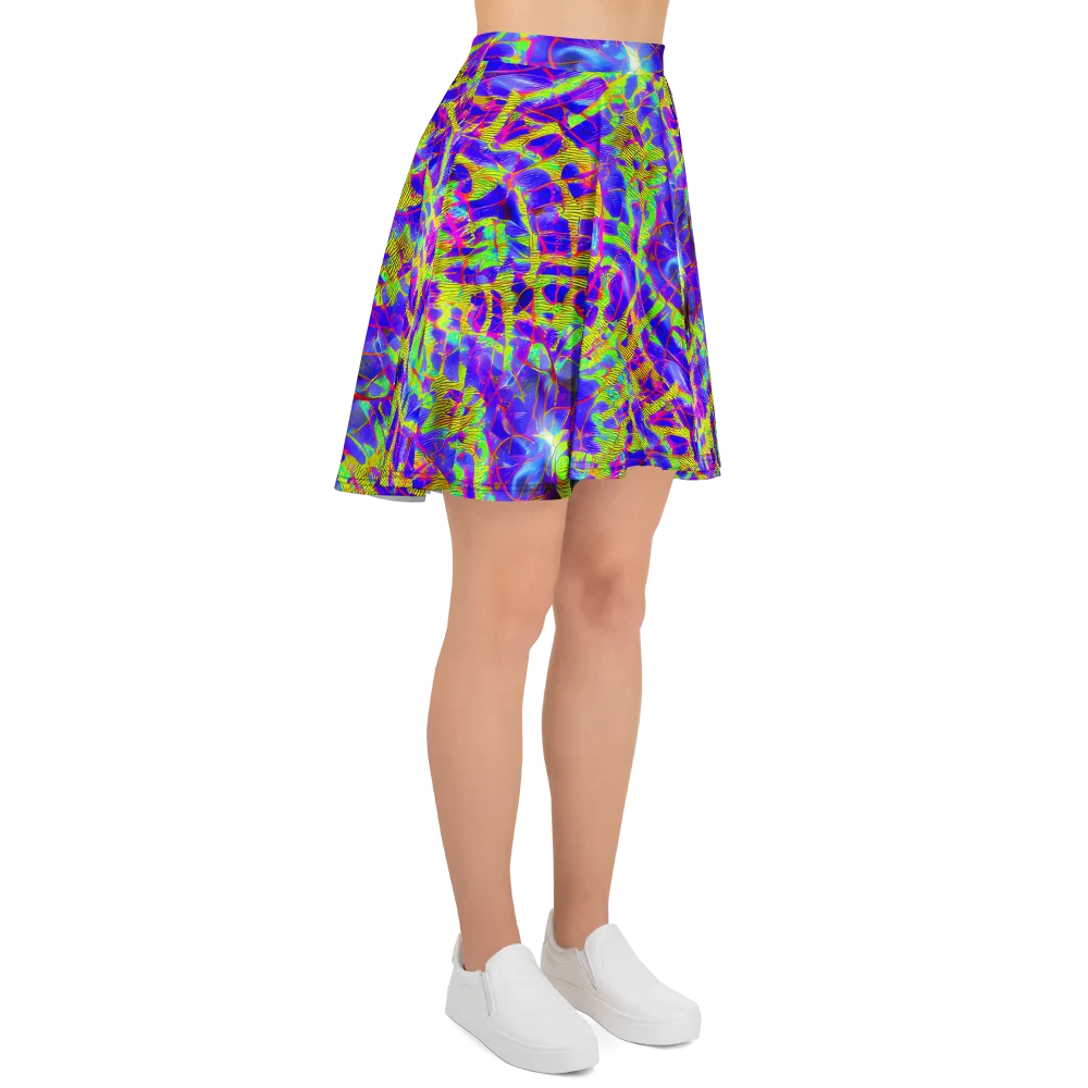 Victoire Vortex on Skater Skirt — Right