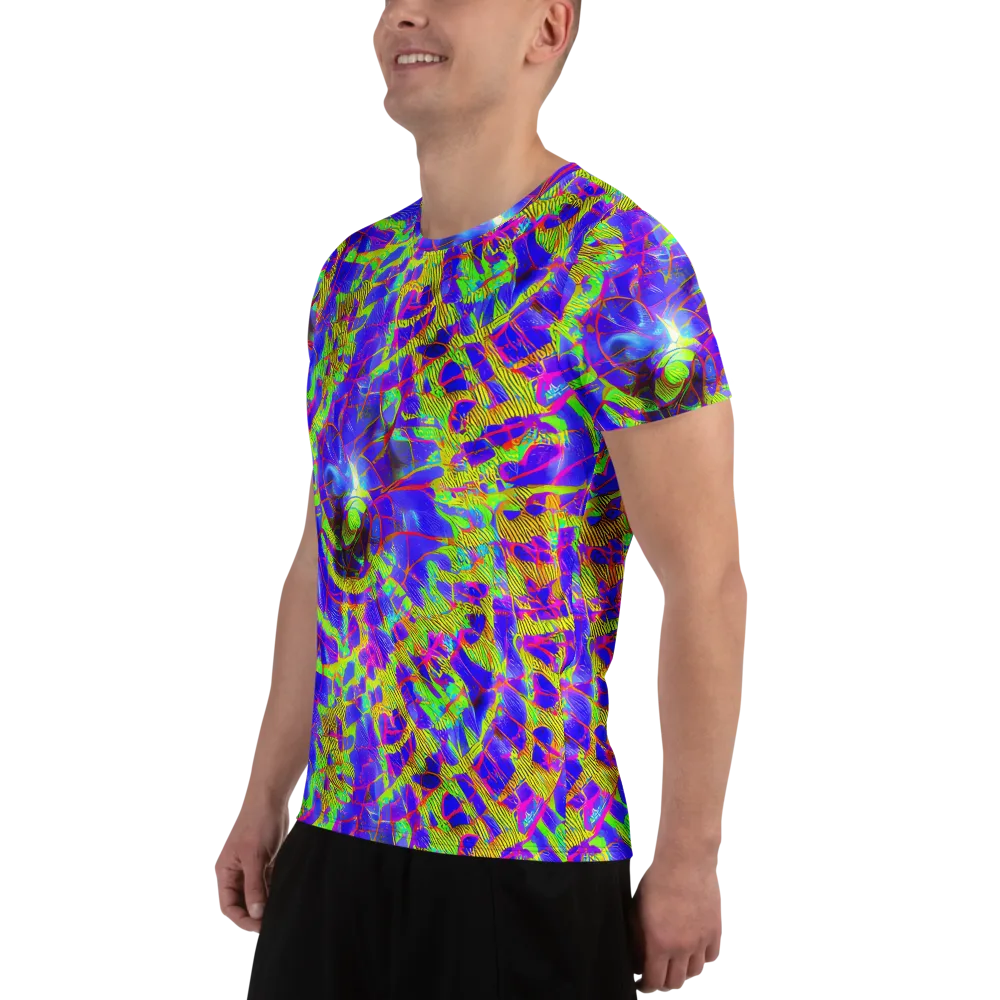 Victoire Vortex on Men's Athletic T-Shirt — Left