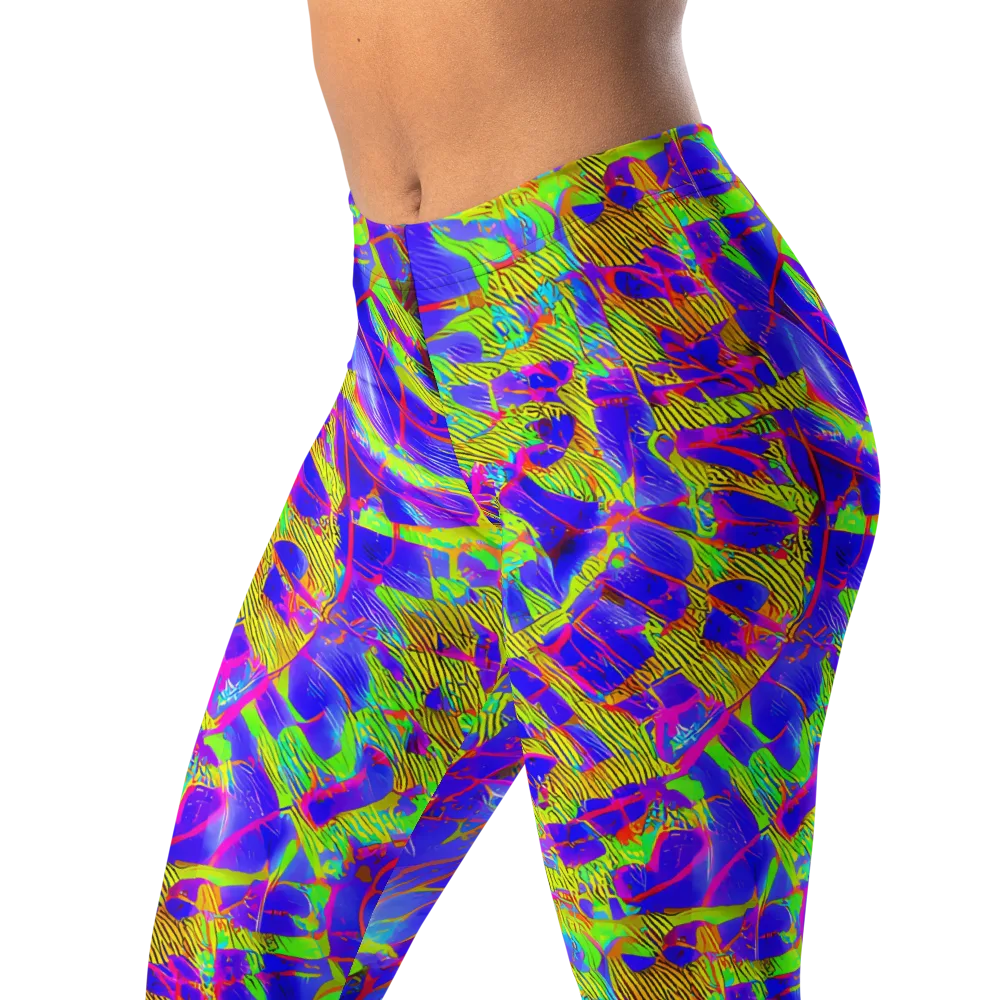 Victoire Vortex on Leggings — Left Front