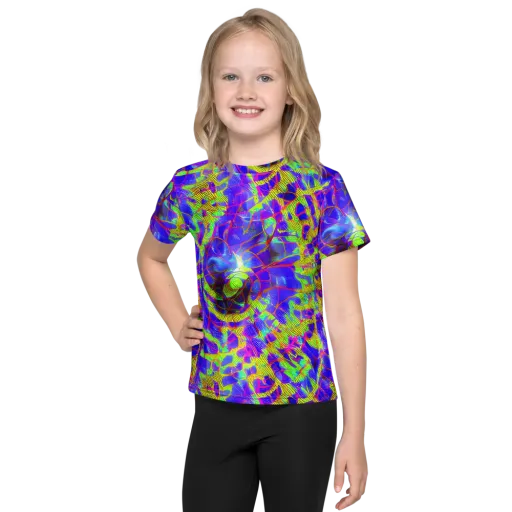 Victoire Vortex on a Kids Crew Neck T-Shirt